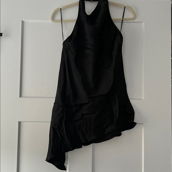 Zara Asymmetrical Black Skirt - Picture 4 of 4